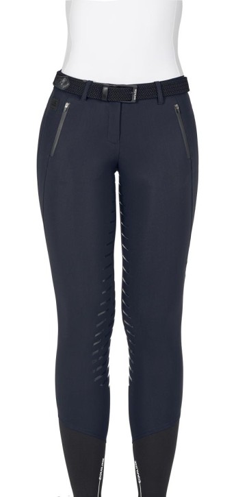 Equiline Damen Reithose Cantaf Vollgrip Navy Blau für den Sommer