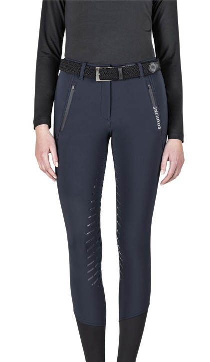 Equiline Damen Vollgrip Winter Reithose CHASSISF Blau