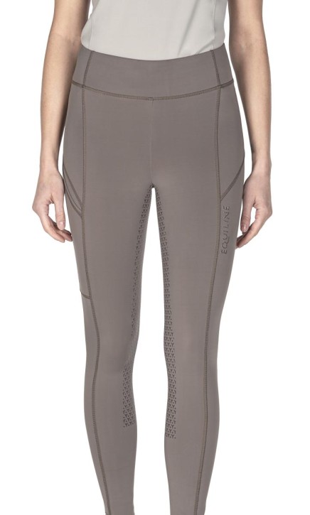 Equiline Damenleggings Vollgrip Edodief deep sand