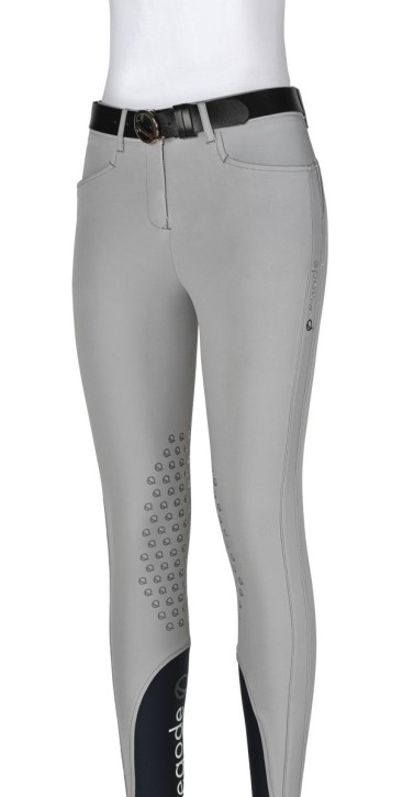 Eqode by Equiline Damen Kniegrip Reithose Delma Grau