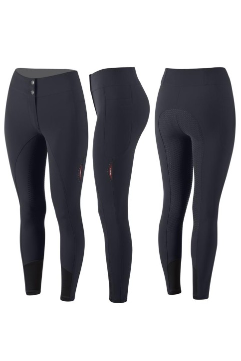 Animo Damen Vollgrip Reithose Niuport Navy