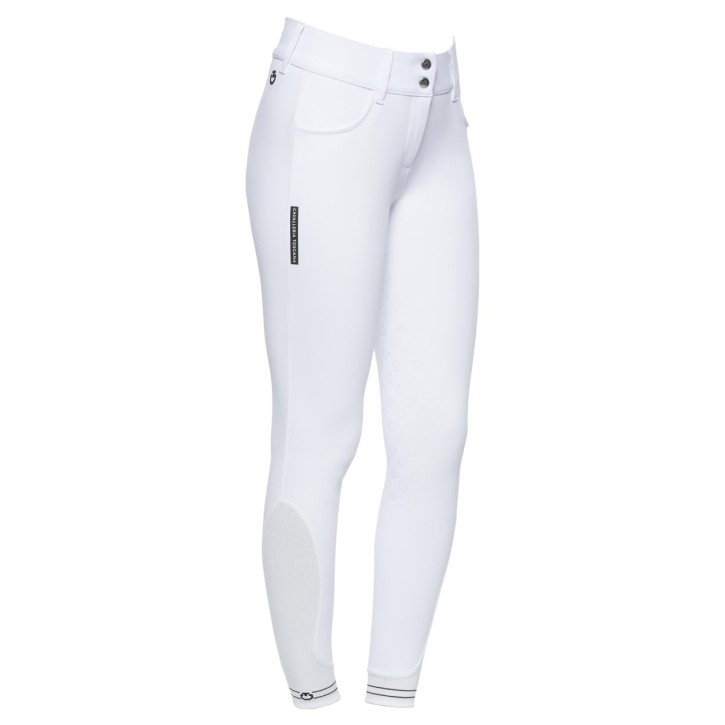 Cavalleria Toscana Damen American Vollgrip Reithose Weiss 38 (it 44)