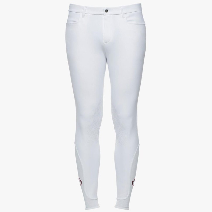 Cavalleria Toscana Männer Reithose Kniegrip weiß