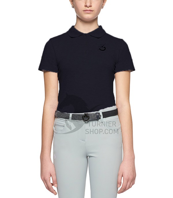 Cavalleria Toscana Kinder Poloshirt Blau
