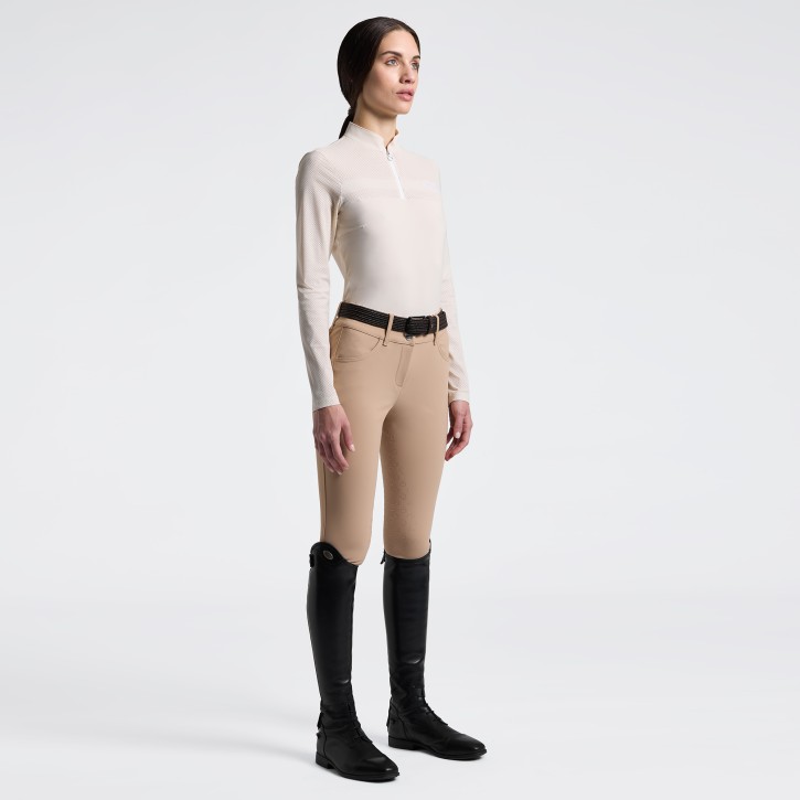 Cavalleria Toscana Langarm Trainingsshirt Damen Brich