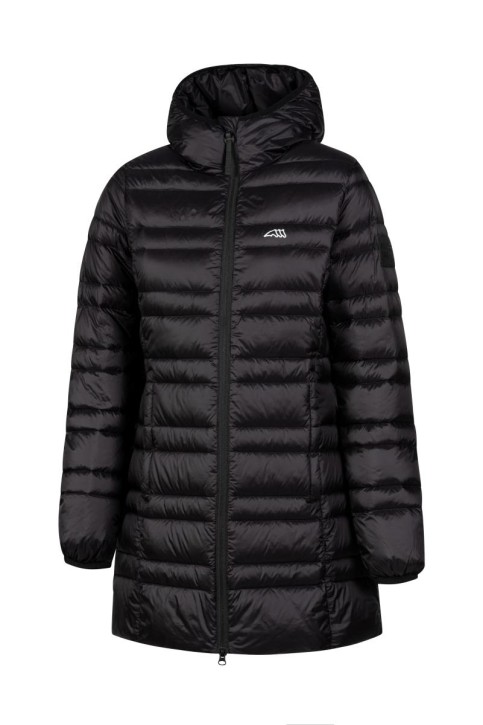 Equiline Damen Daunen Wintermantel Parka CEMDYC schwarz S