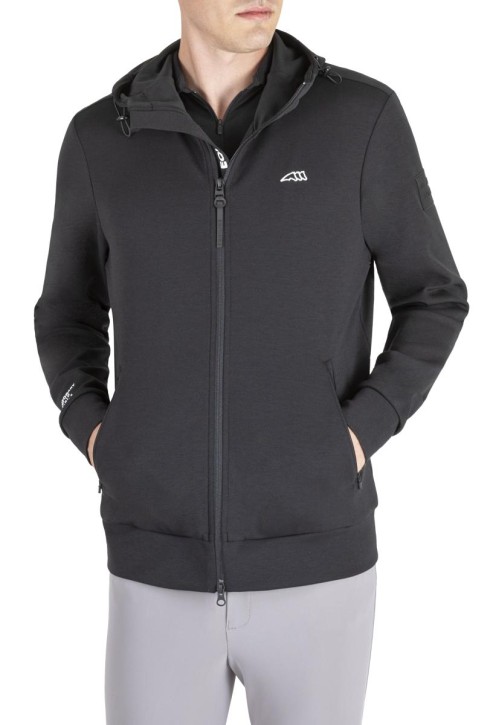 Equiline Herren Tech-Kapuzen-Sweatshirt Conorc schwarz M