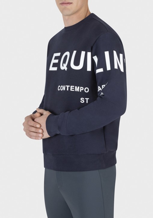 Equiline Herren-Sweatshirtjacke Calic blau S