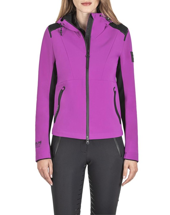 Equiline Damen Softshell Jacke Charnettec viola lila pink