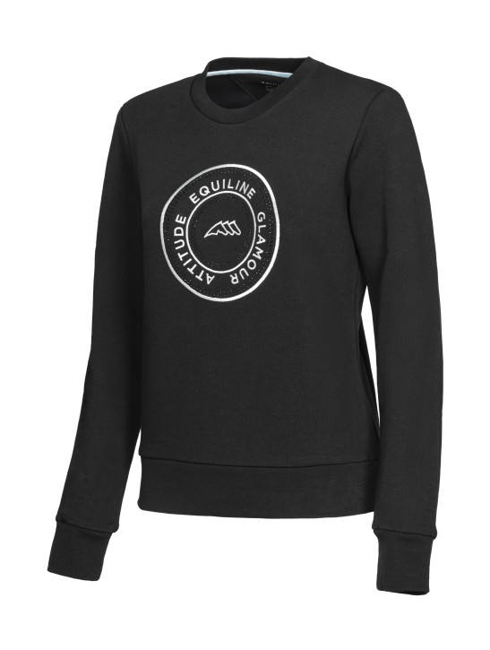 Equiline Damen Sweatshirt Gifeg Schwarz