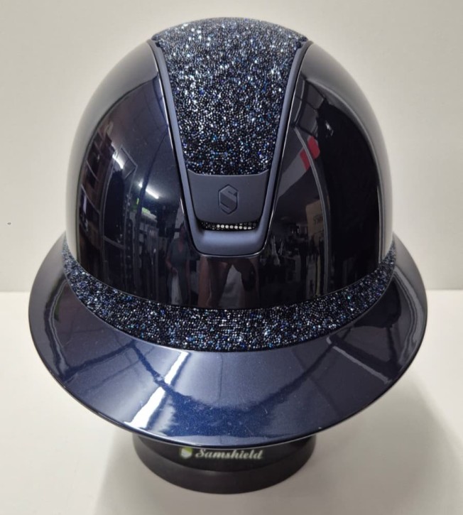 Samshield Reithelm Miss Shadowglossy 2.0 blau Ultra Fine Rocks cosmic nights - Konfiguration