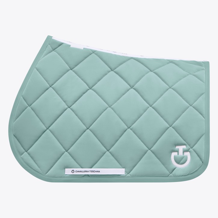 Cavalleria Toscana Spring Schabracke Diamond Quilted light teal green