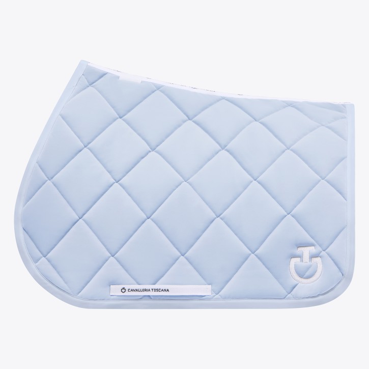 Cavalleria Toscana Spring Schabracke Diamond Quilted blue fog