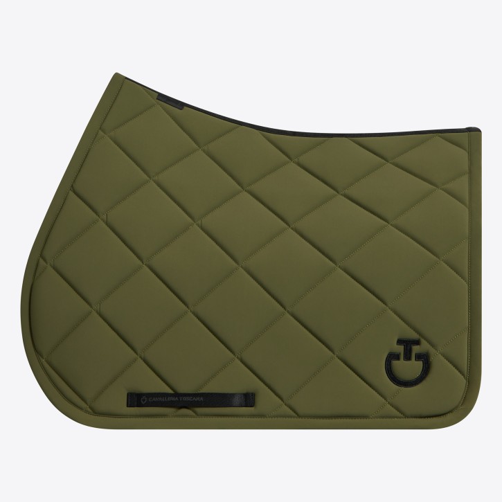 Cavalleria Toscana Diamond Quilted Schabracke Springen Winter Moos