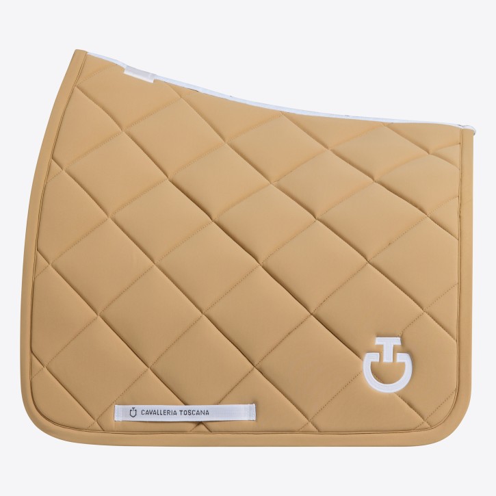 Cavalleria Toscana Dressur Schabracke Diamond Quilted tan