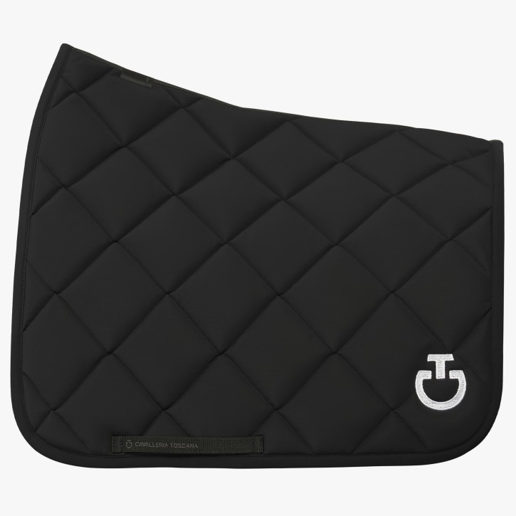 Cavalleria Toscana Diamond Quilted Schabracke Dressur Schwarz