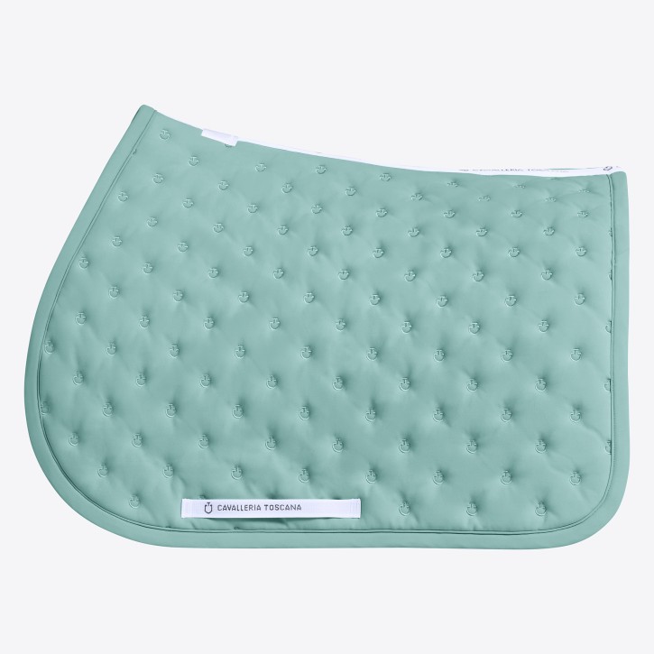 Cavalleria Toscana Spring Schabracke Embrodery light teal green