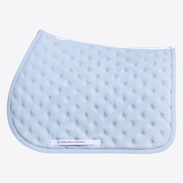 Cavalleria Toscana Spring Schabracke Embrodery blue fog