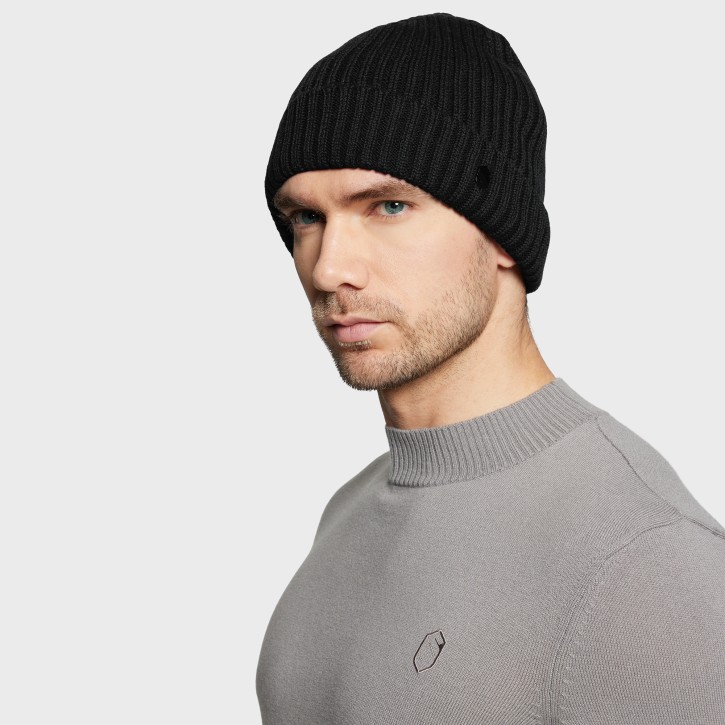 Samshield Beanie „Aubrey“ – Unisex, Schwarz, warm