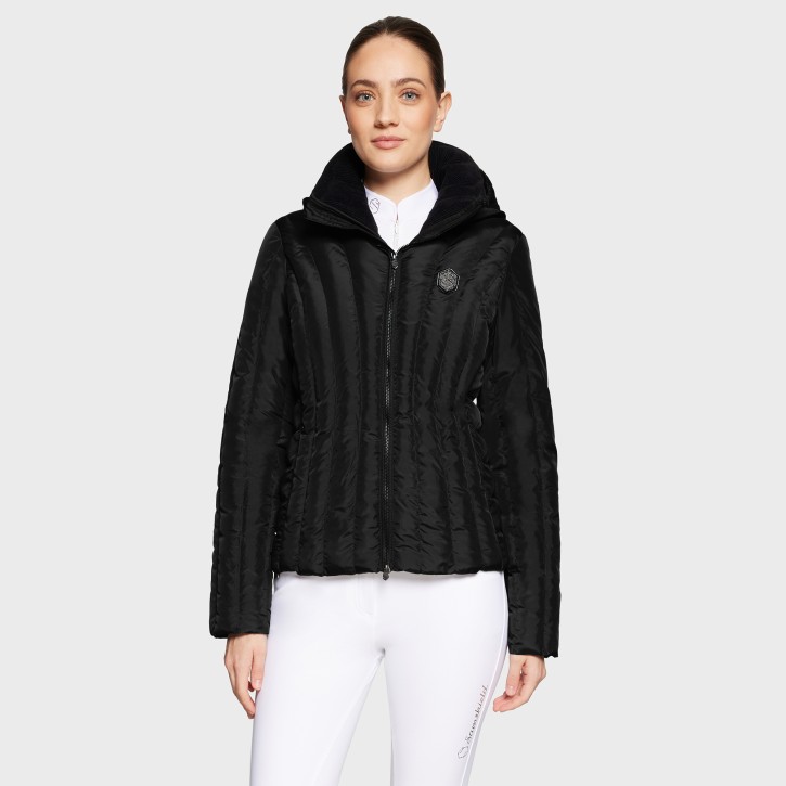 Samshield Damenjacke Courchevel – tailliert & elegant mit abnehmbarer Kapuze Schwarz