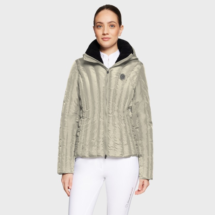 Samshield Damenjacke Courchevel – tailliert & elegant mit abnehmbarer Kapuze Patine