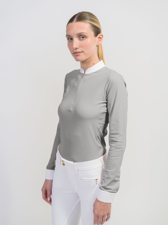 Samshield Damen Turniershirt Langarm Louisella Grau