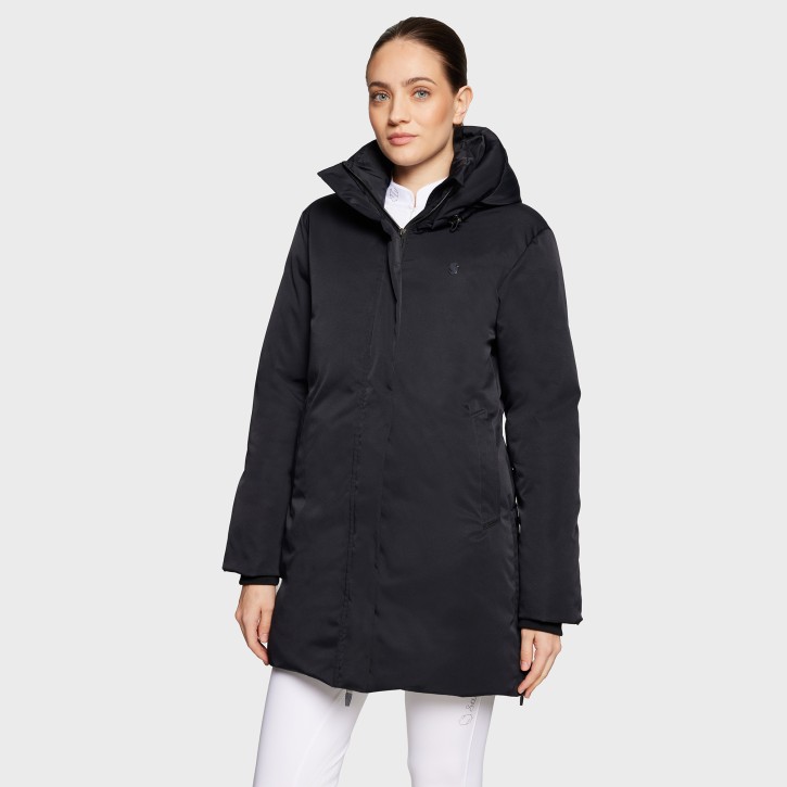 Samshield Damenmantel Melyne - Warm, Lang und minimalistisch in Schwarz