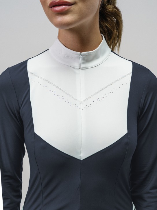 Samshield Damen Turniershirt Langarm Scarlett Navy