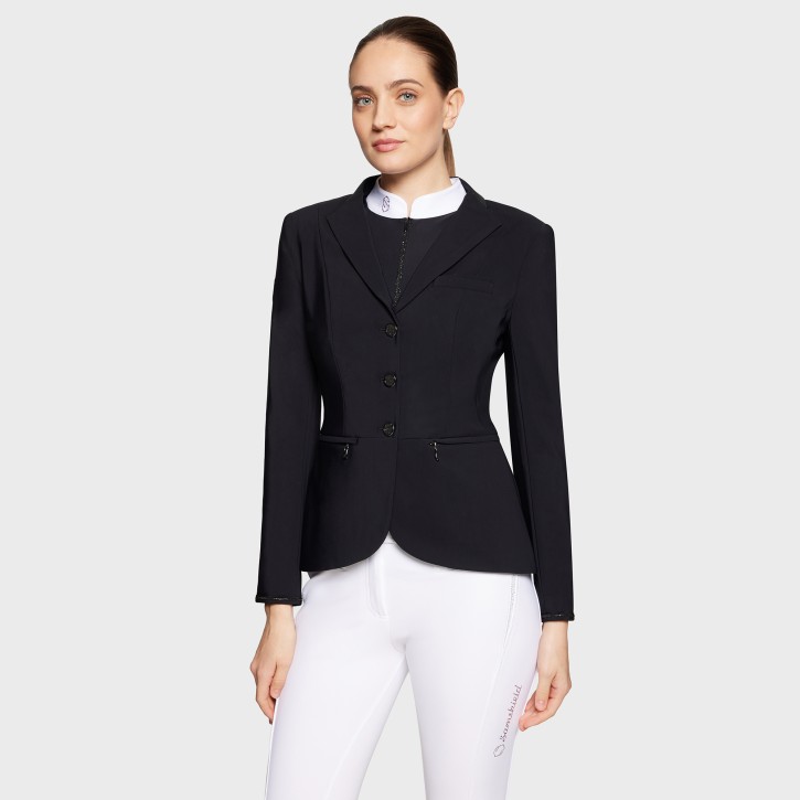 Samshield Turnierjacket Victorine Crystal Fabric Schwarz - Damen