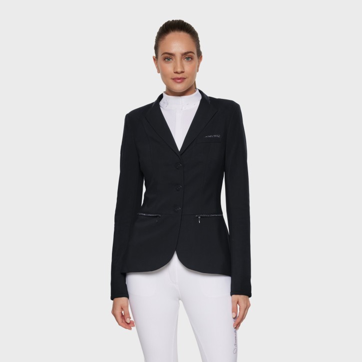 Samshield Damen Turnierjacket Victorine Crystal Fabric Schwarz