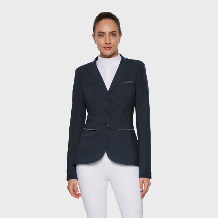 Samshield Damen Turnierjacket Victorine Crystal Fabric Navy