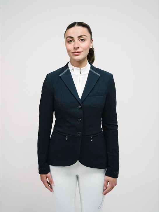 Samshield Damen Turnier Jacket Victorine Crystal Intarsia Navy