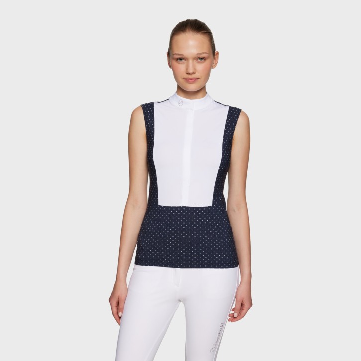 Samshield Damen Turniershirt Yasmina Ärmellos Navy Blazon
