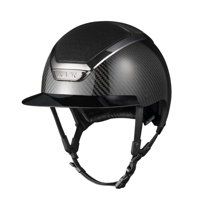 Kask Reithelm Star Lady Carbon Shine Schwarz