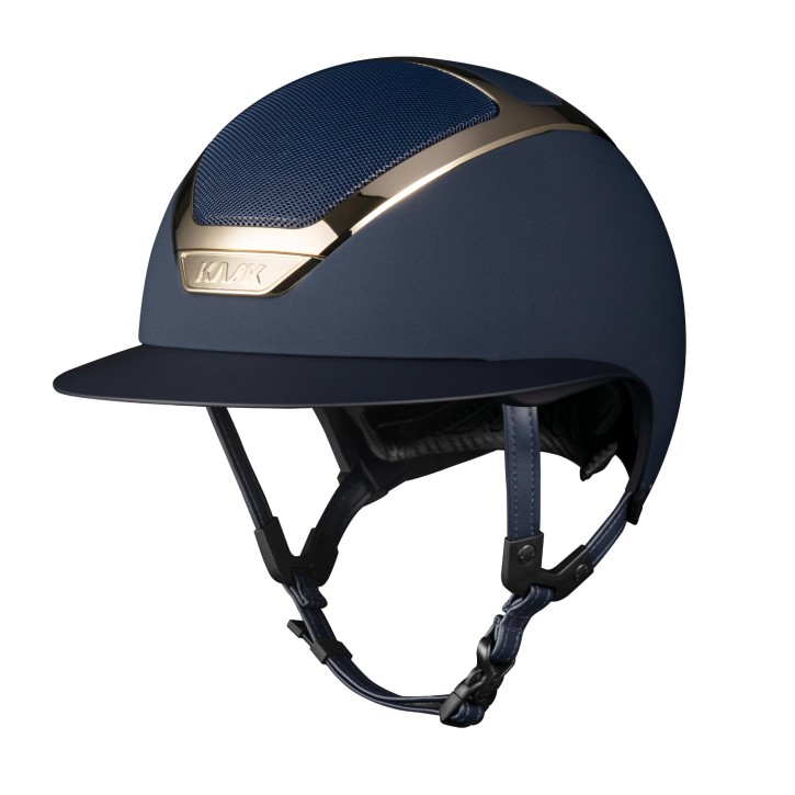 Kask Reithelm Star Lady Navy Gold