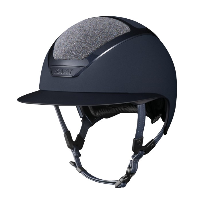 Kask Reithelm Star Lady Navy Parsh Swarovski Carpet m. Inlay