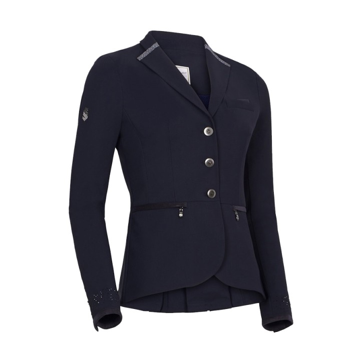 Samshield Damen Turnierjacket Victorine Crystal Navy blau 34 (FR 36)