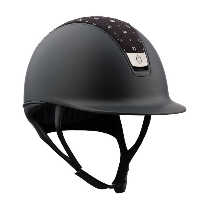 Samshield Shadowmatt 2.0 schwarz Konfiguration Top Royal Flower Swarovski 58 L