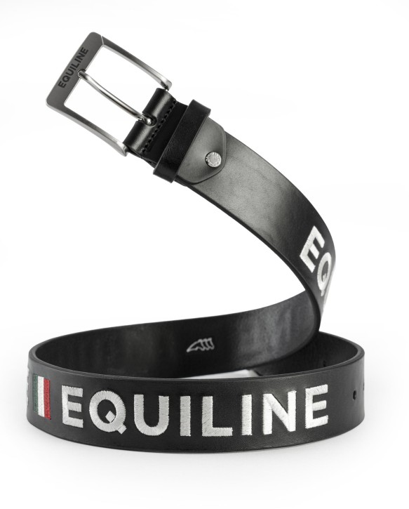 Equiline Ledergürtel Ralph Schwarz / 100