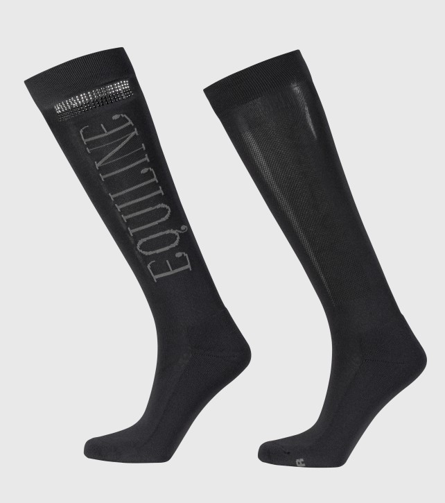 Equiline Damen-Socken Gebug schwarz 39/42