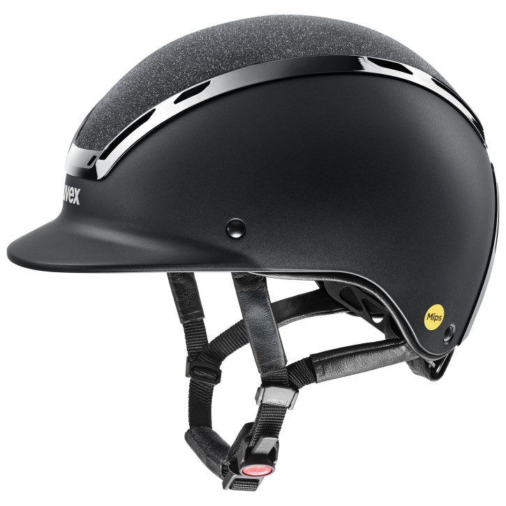 Uvex Exxeed Mips Starshine Reithelm – schwarz M-L