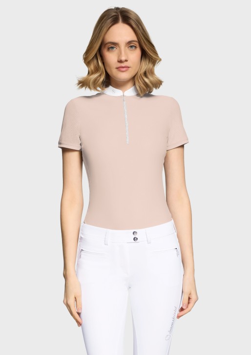 Samshield Damen Turniershirt Aloise – Powder Pink, kurzarm