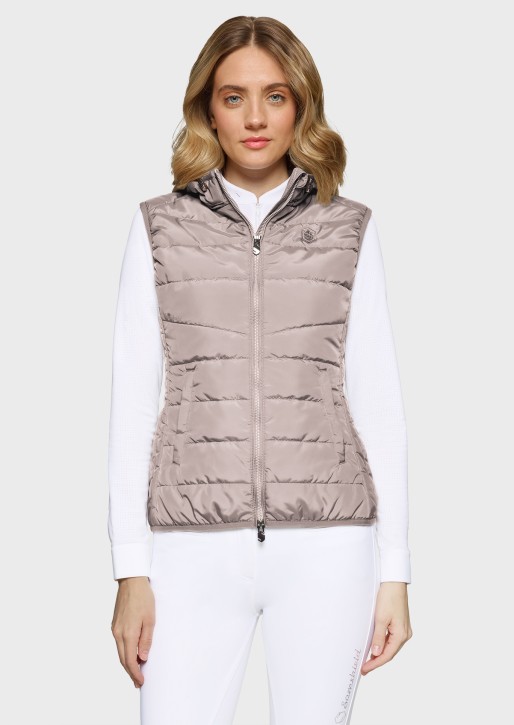 Samshield ALTA BADIA Puffer-Weste für Damen – Latte