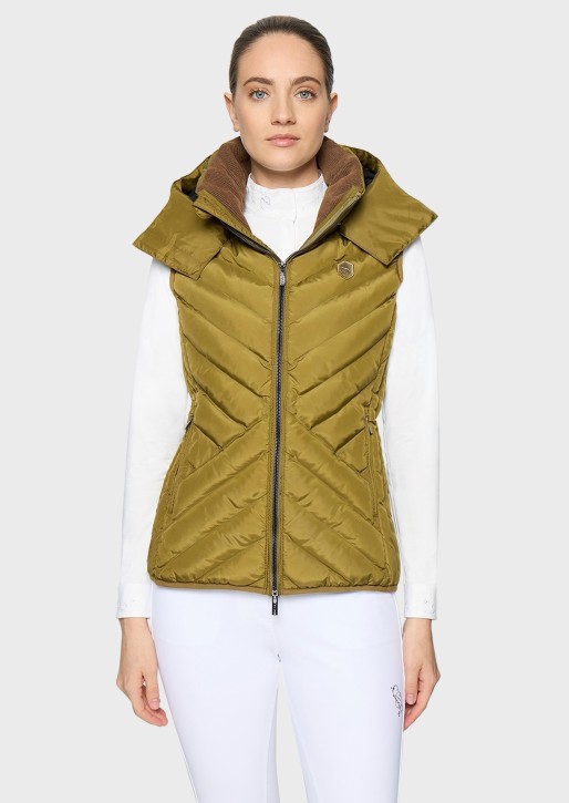 Damenweste Chamonix von Samshield – Olive, elegant & funktional