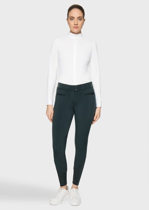 Samshield Damen Kniegrip Winter Reithose Clara Moonless Night