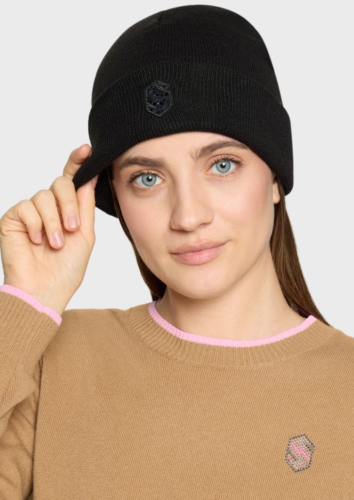 Samshield Damen Beanie Nyra Crystal Schwarz