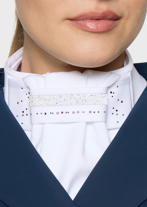 Samshield Plastron Damen Premium Holo – Elegantes Turnieraccessoire mit Swarovski®