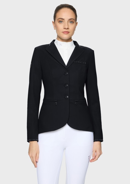 Samshield Turnierjacket Victorine Crystal Fabric Schwarz - Damen