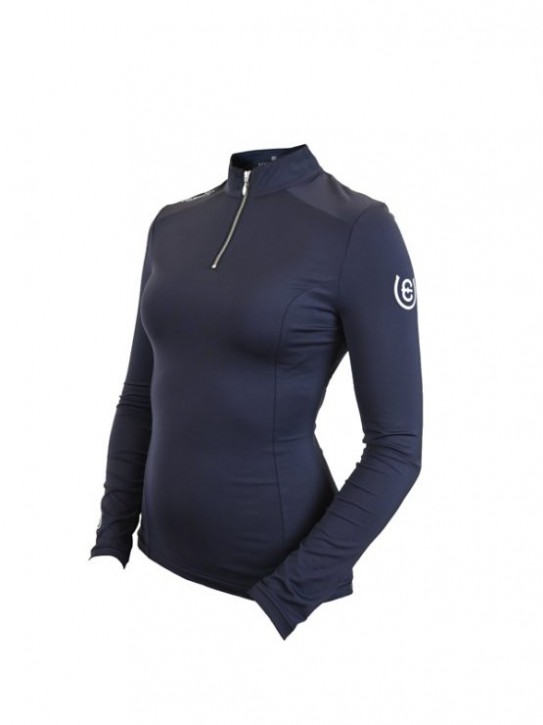 Equestrian Stockholm UV Protection Top Midnight Blue Gr. L