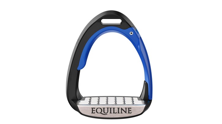 Equiline X-CEL Springsteigbügel mit Sicherheitssystem royalblau